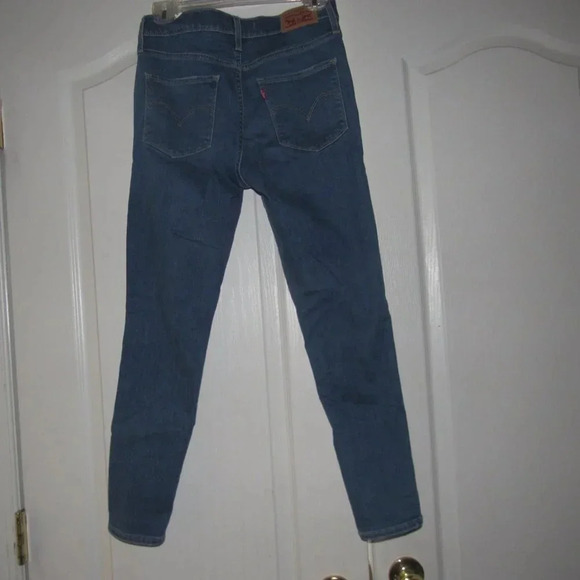 LEVI’S 720 High Rise Super Skinny Distressed Medium Wash Jeans Size 27 - Picture 3 of 7